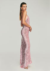 Isabel Sequin Crochet Dress