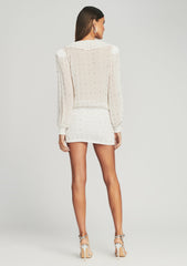 Lennon Embellished Silk Chiffon Dress