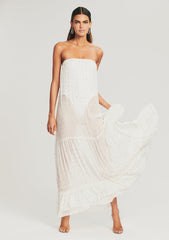Marbella Embellished Silk Chiffon Dress