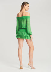 Taisha Embellished Silk Chiffon Dress