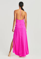 Ceres Embellished Silk Dress