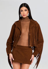 Vonda Suede Jacket