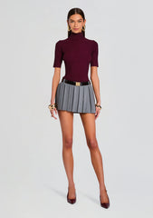 Roselyn Metallic Knit Top