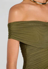 Deniz Mesh Mini Dress