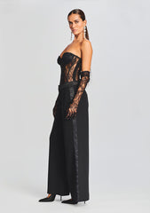 Hailey Embellished Lace Top