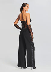 Hailey Embellished Lace Top