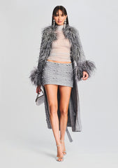 Brooke Embellished Knit Skirt