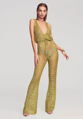 Nirvana Sequin Crochet Jumpsuit