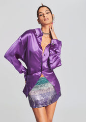 Livia Crystal Ombre Skirt