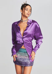 Livia Crystal Ombre Skirt