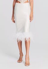 Paula Feather Skirt