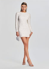 Harlowe Embellished Chiffon Dress