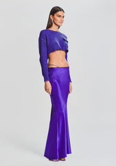 Silvana Silk Maxi Skirt