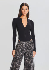 Geo Rib Knit Bodysuit