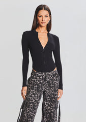 Geo Rib Knit Bodysuit