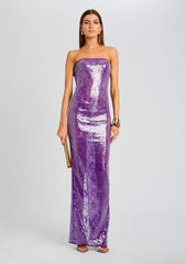 Lucia Sequin Lace Dress