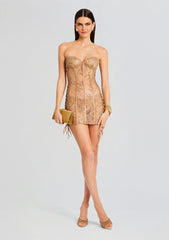 Matilda Embellished Lace Dress
