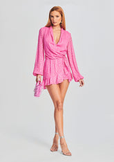 Fuchsia Short Dress