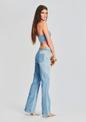Enzo Denim Top