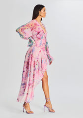 Sage High Low Dress