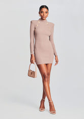 Aislinn Metallic Knit Dress