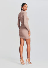 Aislinn Metallic Knit Dress