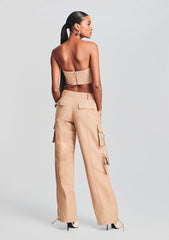 Eloise Leather Top
