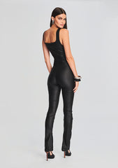 Viper Coated Denim Catsuit