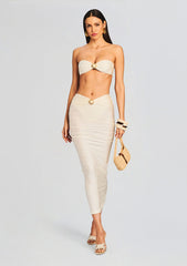 Yara Lyrca Maxi Skirt