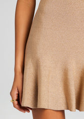 Luca Metallic Knit Dress
