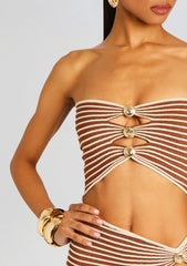 Adelie Metallic Knit Top