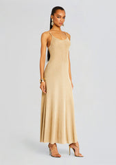 Mabeline Metallic Knit Gown