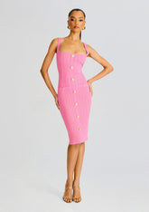 Laney Metallic Knit Dress