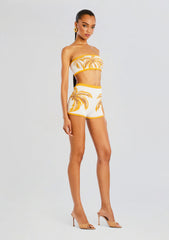 Pera Metallic Knit Short