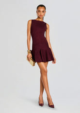 Audrina Metallic Knit Dress
