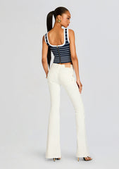 Zadie Metallic Knit Top
