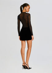 Delmer Velvet Dress