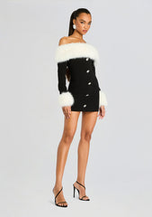 Elspeth Faux Fur Dress