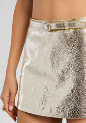 Nandie Leather Skirt
