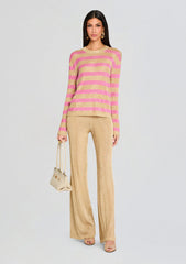 Hana Metallic Knit Top