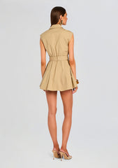 Audley Trench Mini Dress