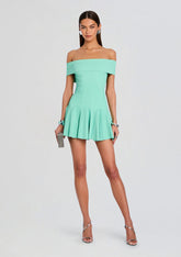 Erica Metallic Knit Dress