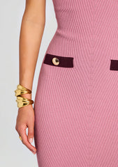 Connie Metallic Knit Dress