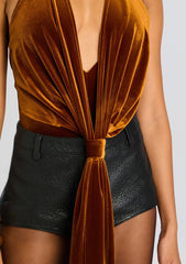 Vika Velvet Bodysuit