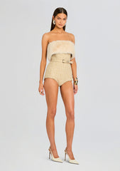 Concetta Tweed Romper