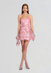 Novalie Sequin Lace Dress