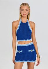 Aminta Rib Knit Top