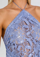 Eaves Sequin Lace Top