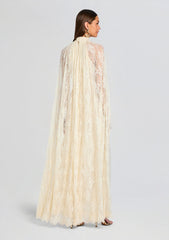 Onir Cape Maxi Dress