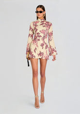 Faria Biased Mini Dress